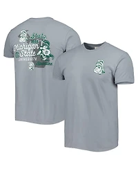 Men's Graphite Michigan State Spartans Vault State Comfort T-shirt