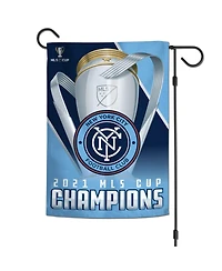 Wincraft New York City Fc 2021 Mls Cup Champions 12'' x 18'' Two-Sided Garden Flag