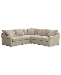 Closeout! Wrenley 102" 5-Pc. L-Shape Modular Sectional Sofa, Created for Macy's