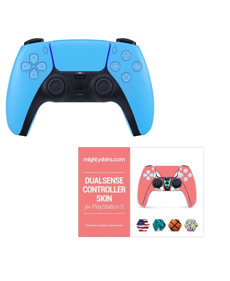 PS5 DualSense Controller with Mighty Skins Voucher