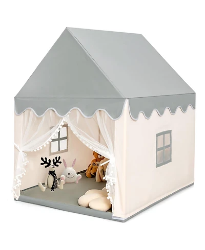 Kids Play Tent Large Playhouse Children Castle Fairy Tent Gift