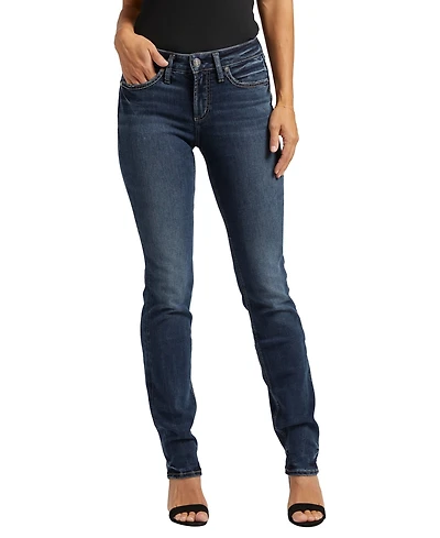 Silver Jeans Co. Suki Curvy Mid Rise Straight-Leg