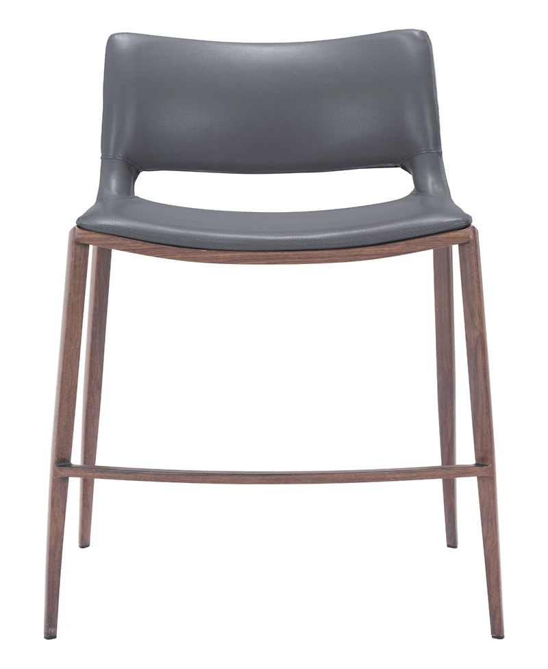 Zuo 41" Stainless Steel, Polyurethane Ace Bar Chair