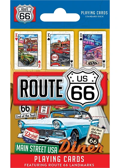 Route 66 Playing Cards - 54 Card Deck