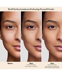 Laura Mercier Real Flawless Luminous Perfecting Talc-Free Pressed Powder "
