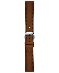 Tissot Unisex Swiss Automatic Chemin des Tourelles Powermatic 80 Brown Leather Strap Watch 39mm