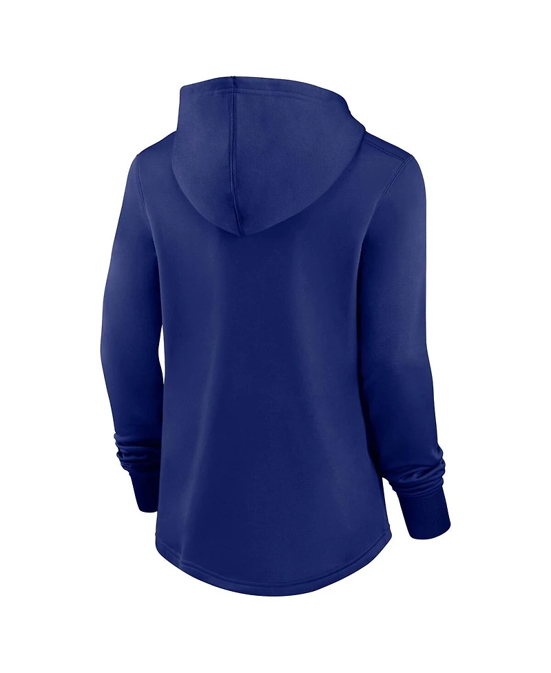 Women's Nike Royal Los Angeles Dodgers Authentic Collection Pregame Performance Pullover Hoodie