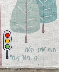nuLoom Felix Chalea Kids Town Washable 5' x 8' Area Rug