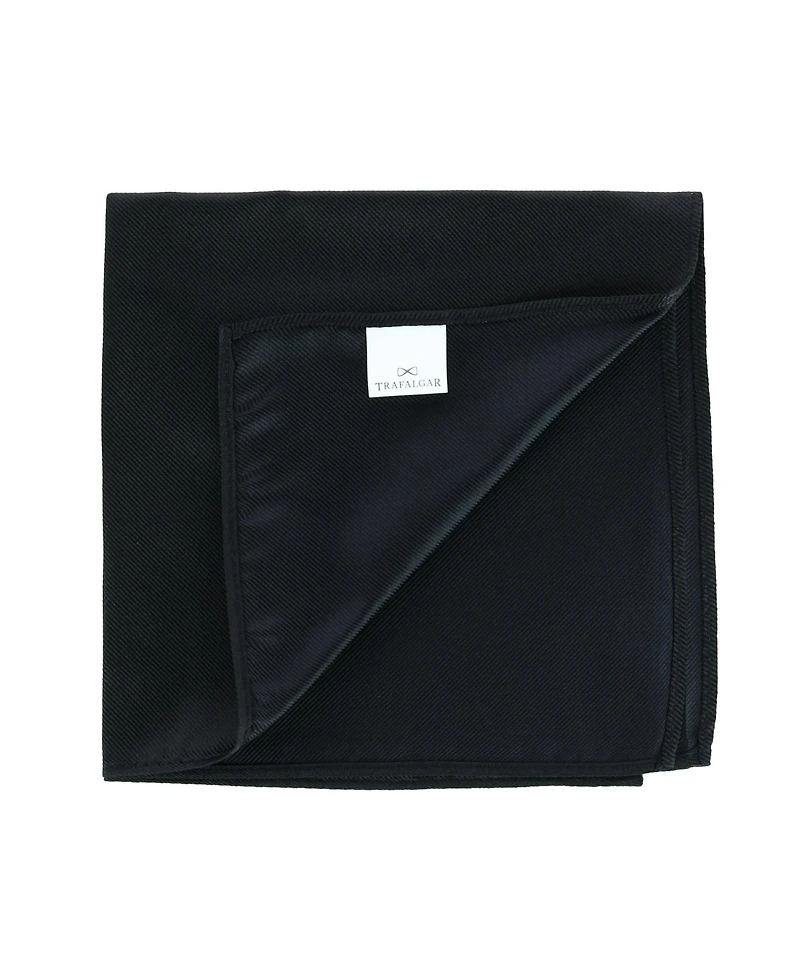 Trafalgar Men's The Gatsby 12 inch Solid Silk Pocket Square Trio