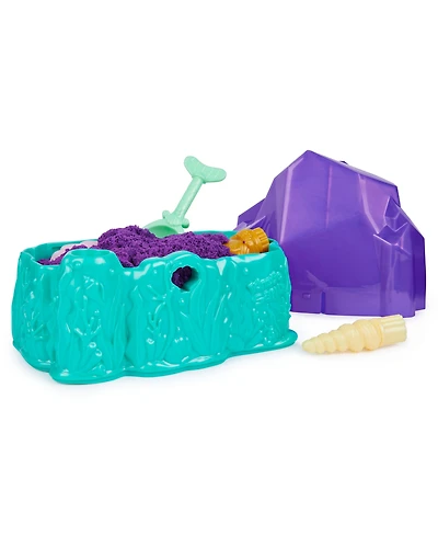 Mermaid Crystal Playset, Gold Shimmer Sand, Storage and Tools