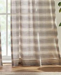 Tommy Hilfiger Whelan Stripe Pole Top Dusty 2 Piece Curtain Panel Collection