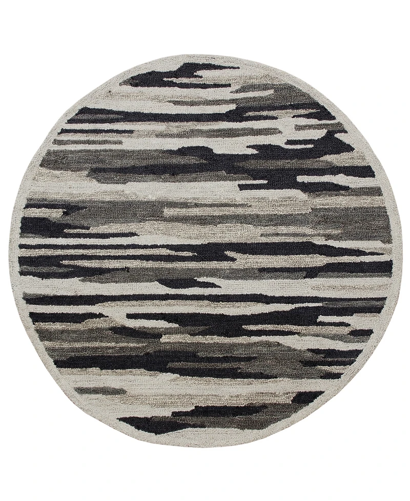 Closeout! Lr Home Sweet SINUO54122 4' x 4' Round Area Rug