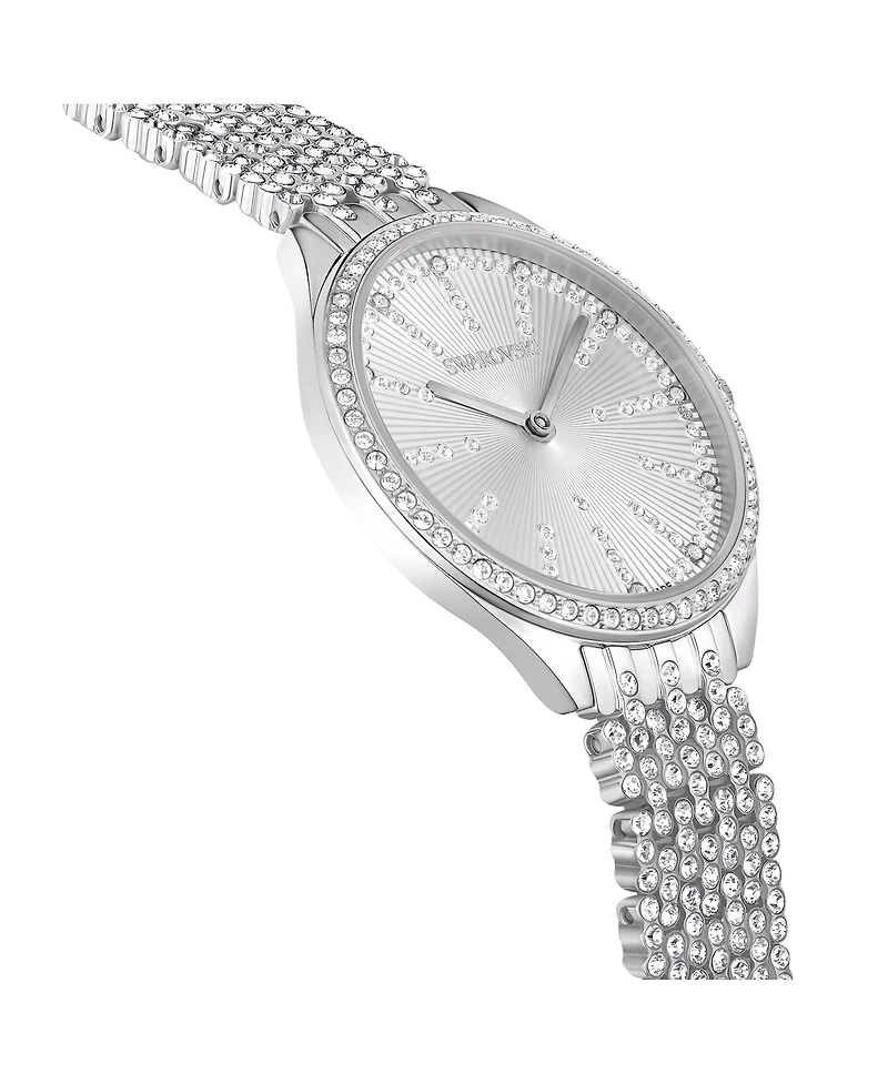 Swarovski Women's Quartz Attract Stainless Steel Watch, Swiss Made 30mm