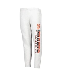 Big Boys and Girls Ash San Francisco Giants Game Time Fleece Pants
