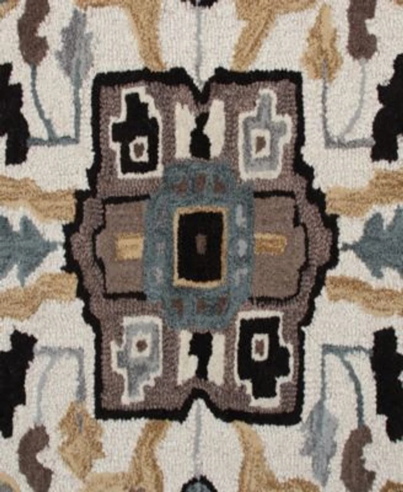 Closeout Lr Home Super Shape50922 Novelty Area Rug