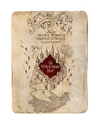 Harry Potter Marauders Map Silk Touch Throw, 70" x 50"