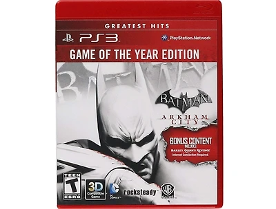 Batman: Arkham City Game of the Year Edition (Greatest Hits) - PlayStation 3