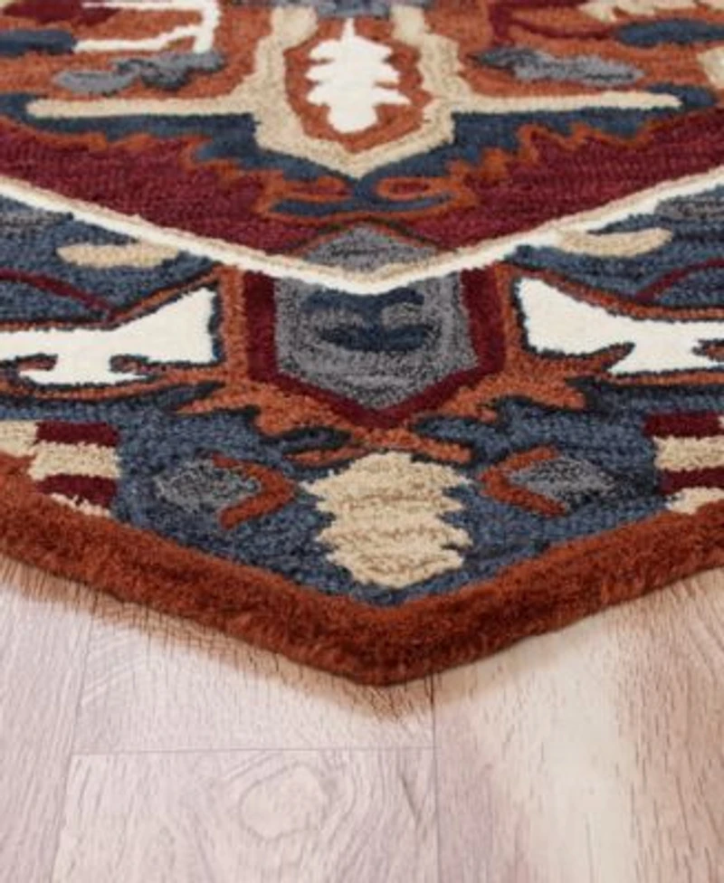 Closeout Lr Home Super Shape50924 Novelty Area Rug