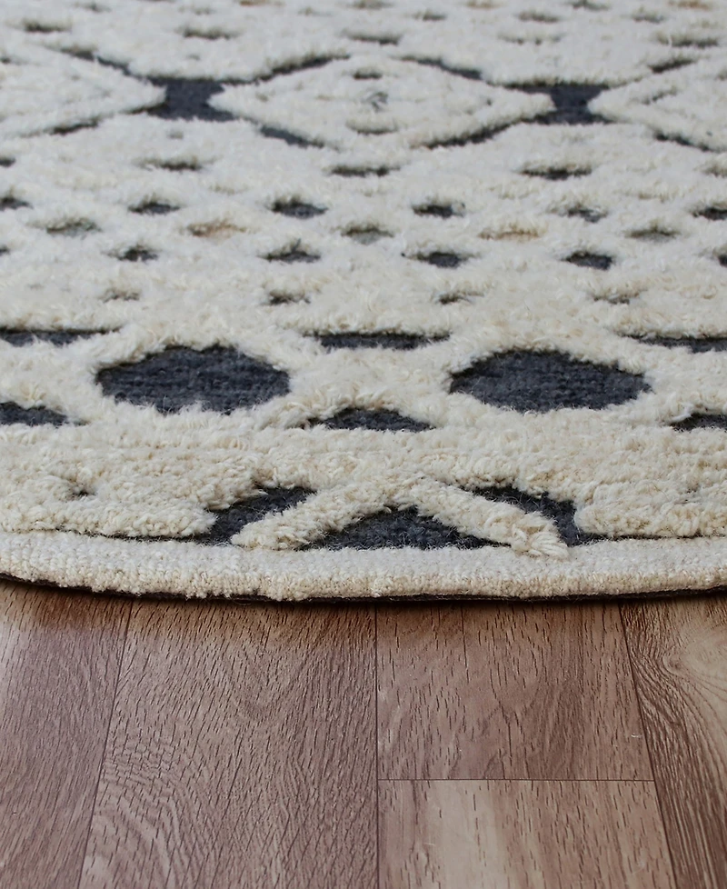 Closeout! Lr Home Sweet SINUO54114 6' x 6' Round Area Rug