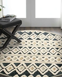 Closeout! Lr Home Sweet SINUO54111 4' x 4' Round Area Rug