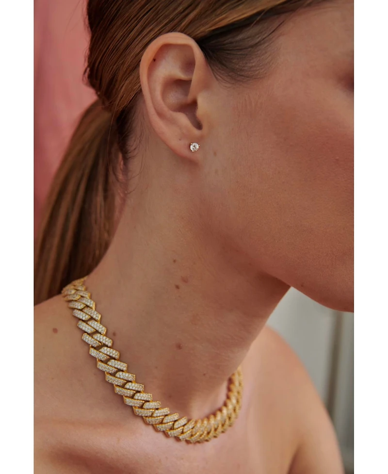 Oma The Label Frosty Link Collection Wide Necklace