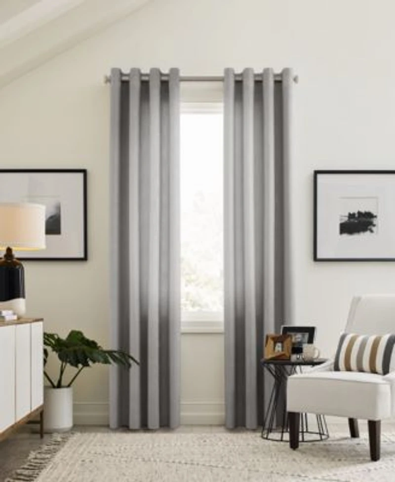 Sunbrella Marx Light Filtering Grommet Single Curtain Panel Collection