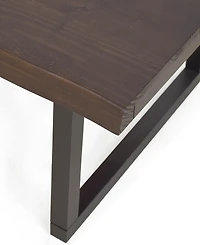 Closeout Steve Silver Jennings 48" Solid Wood Live Edge Cocktail Table