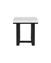 Steve Silver Lucca 24" Marble Top End Table