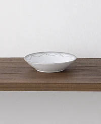 Noritake Satin Flourish 4 Piece Fruit Bowl Set, Service for 4