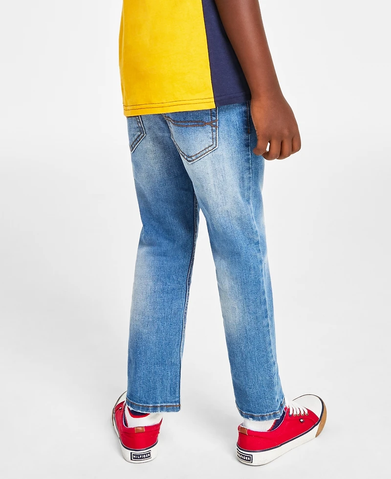 Tommy Hilfiger Toddler and Little Boys Regular-Fit Blue Stone Jeans