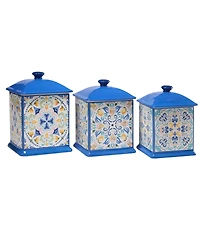 Certified International Lemonade Square Canister Set 3-Pc.