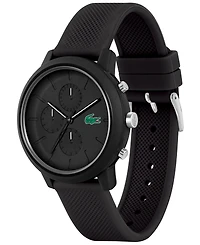 Lacoste Men's L 12.12. Chrono Silicone Strap Watch 43mm