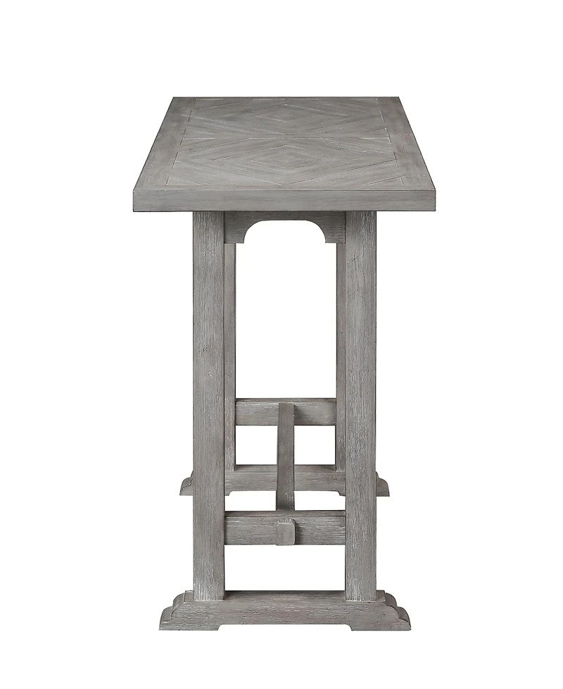 Steve Silver Whitford 48" Distressed Wood Sofa Table