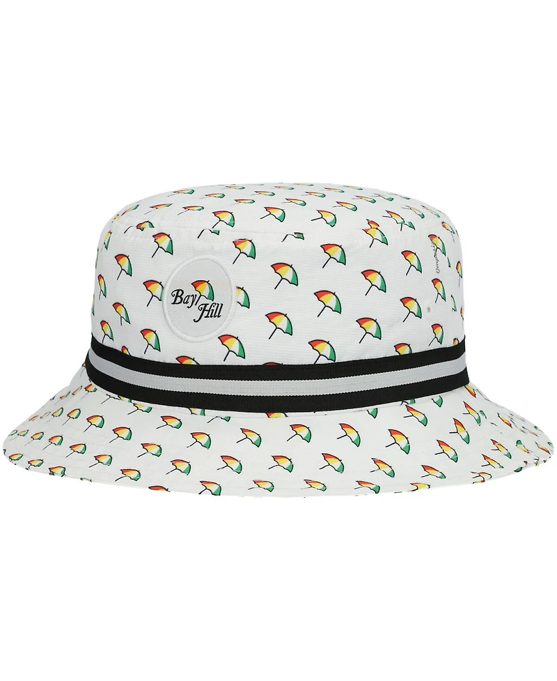 Men's Imperial White Bay Hill Allover Umbrella Bucket Hat