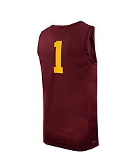 Men's Nike #1 Maroon Minnesota Golden Gophers Team Replica Basketball Jersey