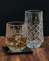 Mikasa Wesley 11 Ounce Double Old Fashion Drinking Glass 4-Piece Set