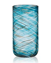 Mikasa Color Swirl 18 Ounce Highball Glass 4-Piece Set