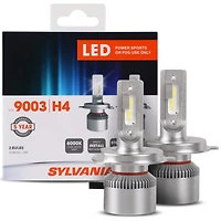 Sylvania 9003 | H4 Led Powersport Headlight Bulbs for Off-Road Use or Fog Lights - 2 Pack