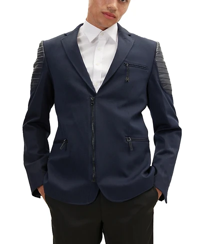 Ron Tomson Men's Modern Shoulder Detail Sports Coat
