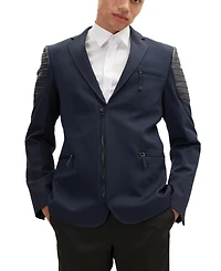 Ron Tomson Men's Modern Shoulder Detail Sports Coat