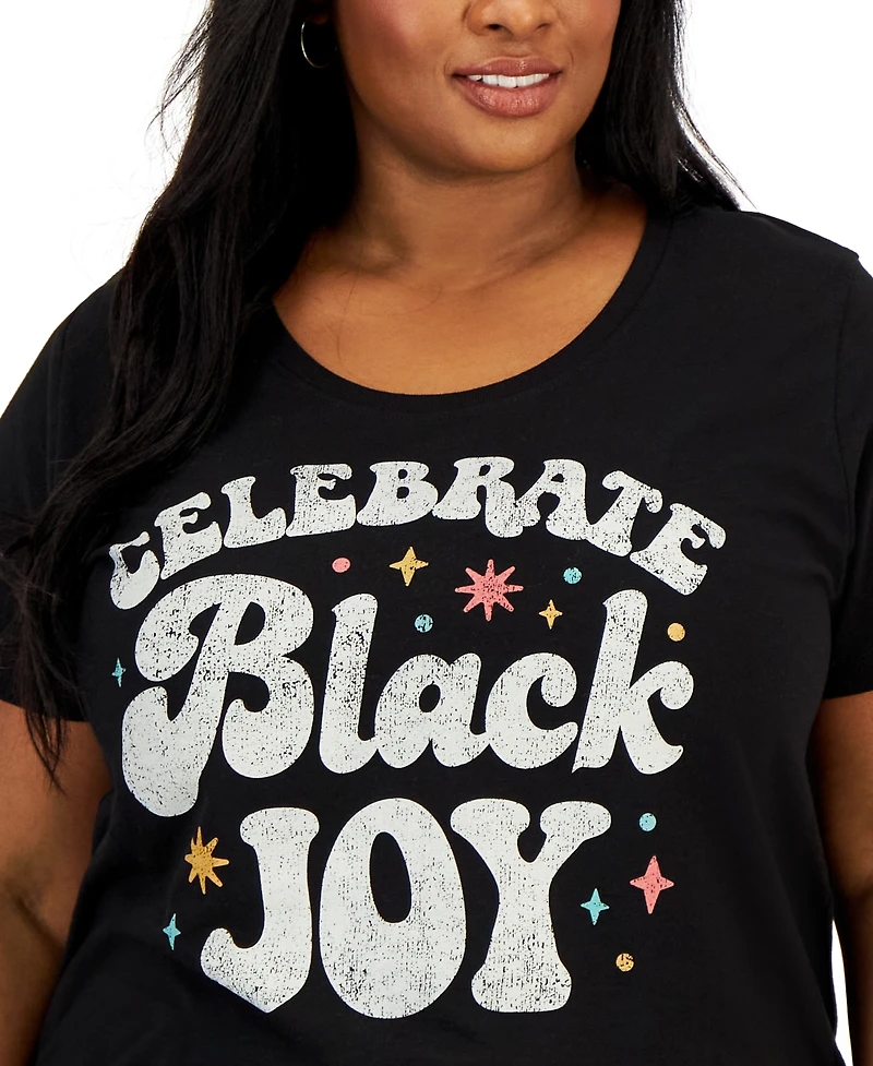 Hybrid Apparel Trendy Plus Graphic-Print T-Shirt
