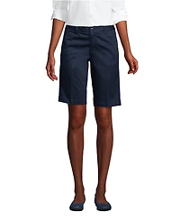 Lands' End Women's Plain Front Blend Chino Shorts
