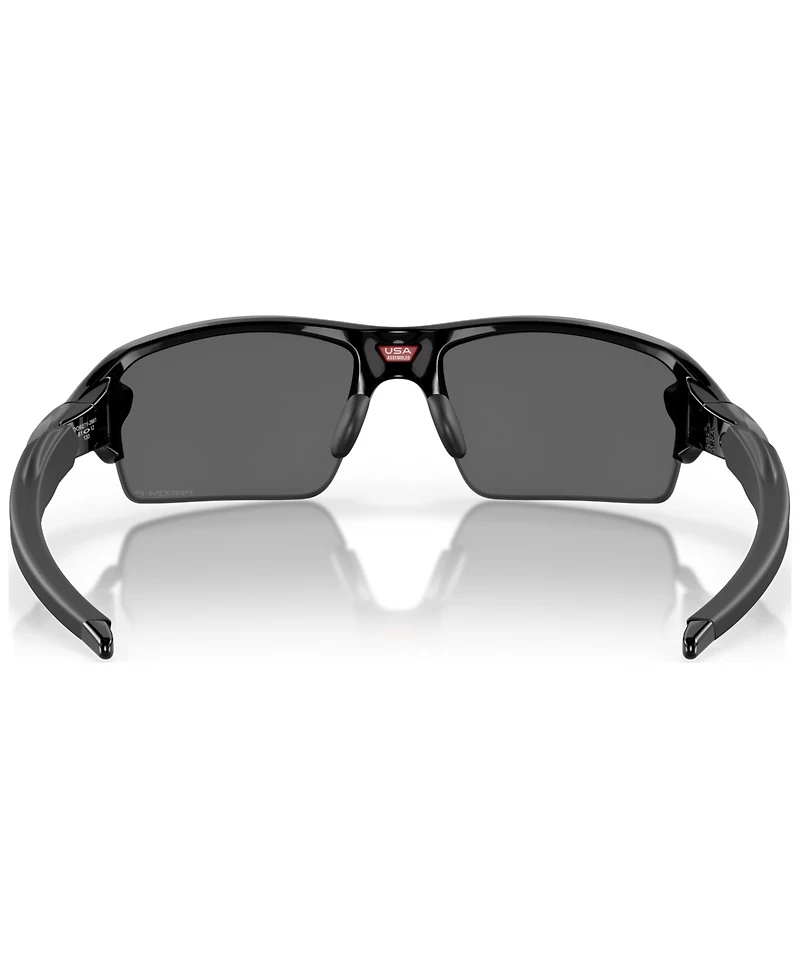 Oakley Men's Polarized Low Bridge Fit Sunglasses, OO9271 Flak 2.0 61
