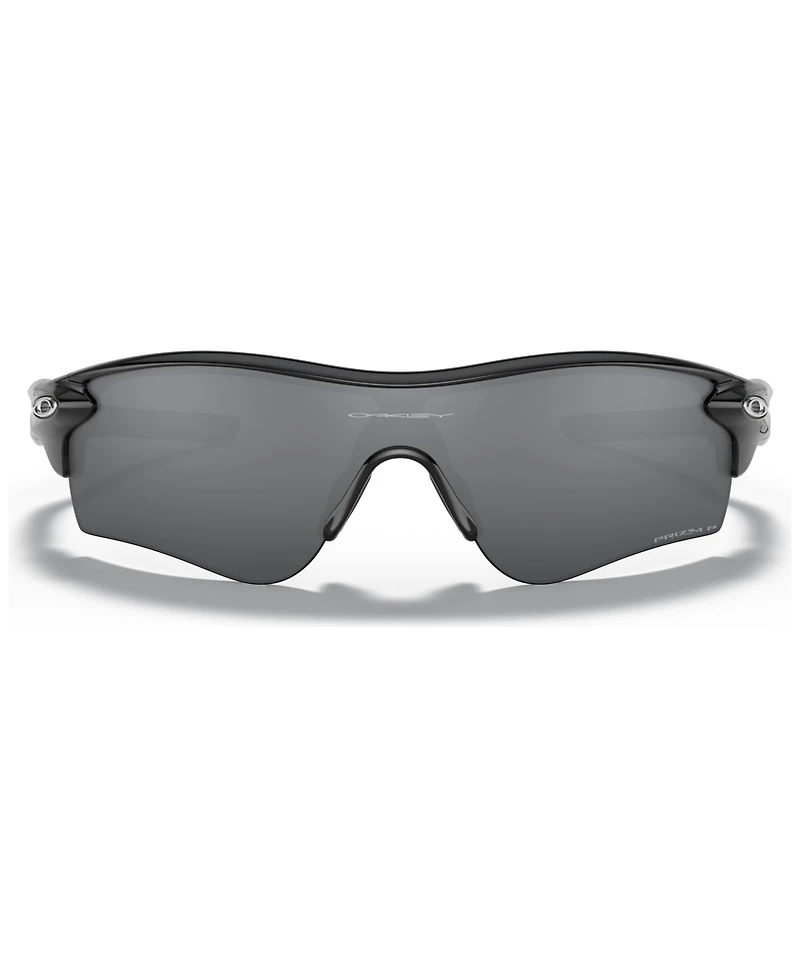 Oakley Men's Polarized Low Bridge Fit Sunglasses, OO9206 RadarLock Path 38