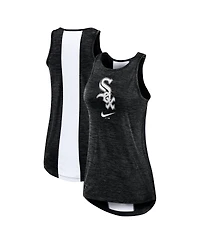 Women's Nike Black Chicago White Sox Right Mix High Neck Tank Top