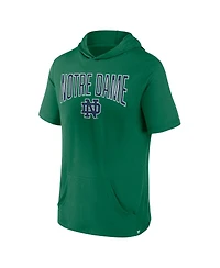 Men's Fanatics Green Notre Dame Fighting Irish Outline Lower Arch Hoodie T-shirt