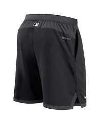 Men's Nike Black Miami Marlins Authentic Collection Flex Vent Performance Shorts