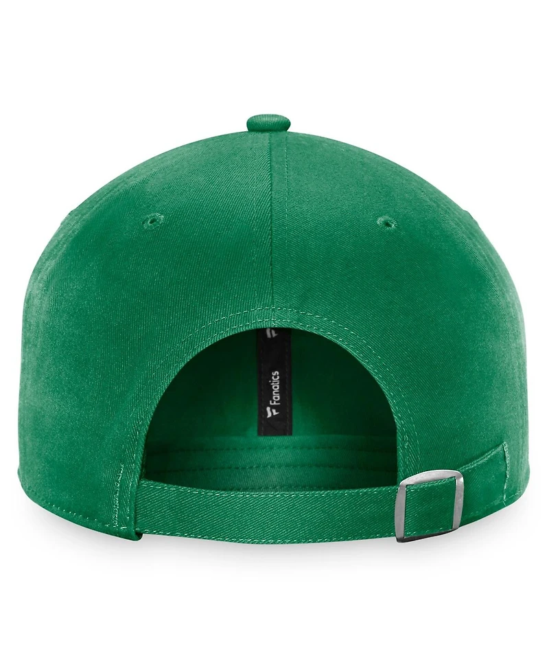 Men's Fanatics Kelly Green Dallas Stars Core Primary Logo Adjustable Hat
