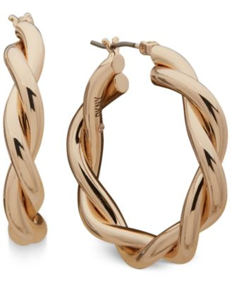 Dkny Silver Tone Or Gold Tone Assorted Hoop Earrings Collection