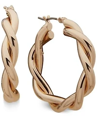 Dkny Silver Tone Or Gold Tone Assorted Hoop Earrings Collection